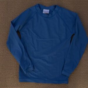 Hanna Andersson Blue Kids Swim Rashguard